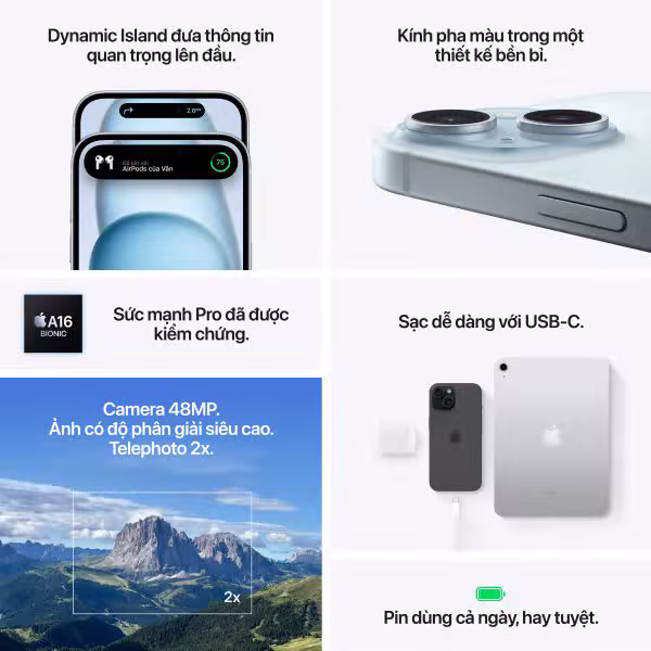 iPhone 15 Plus 256GB Chính hãng (VN/A) - ảnh 7