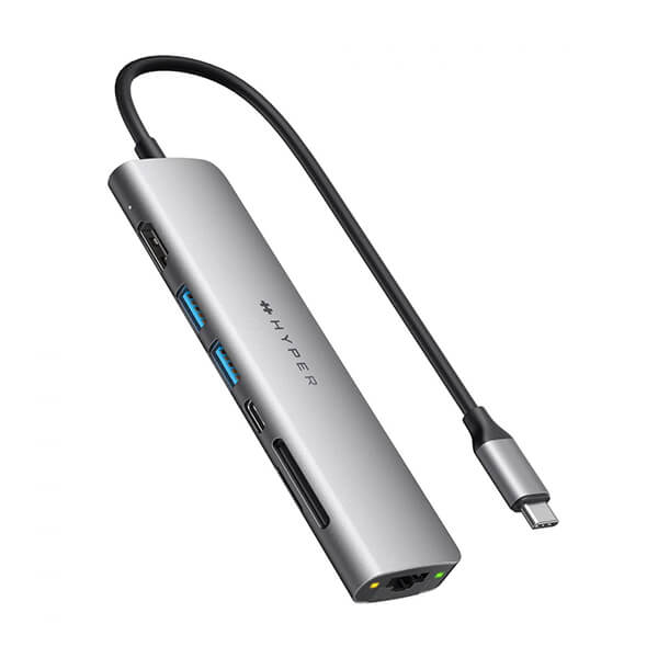 Cổng chuyển Hyperdrive Slab 7in1 USB-C Hub (HD22H)