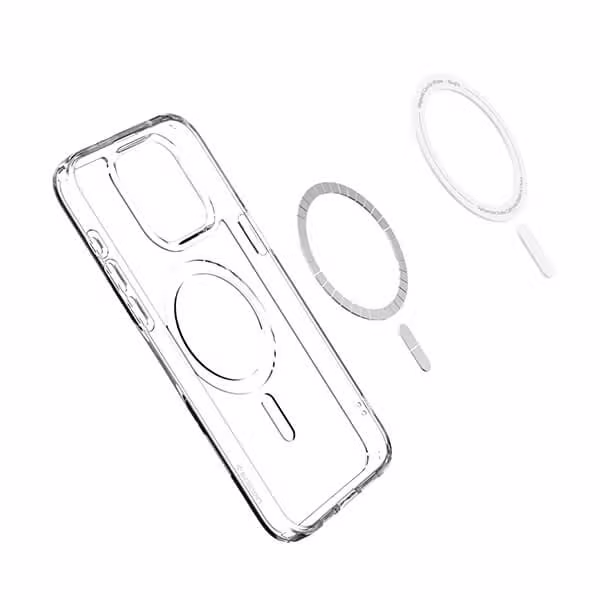 Ốp lưng iPhone 15 Pro Max Spigen Crystal Hybrid MagFit - ảnh 3
