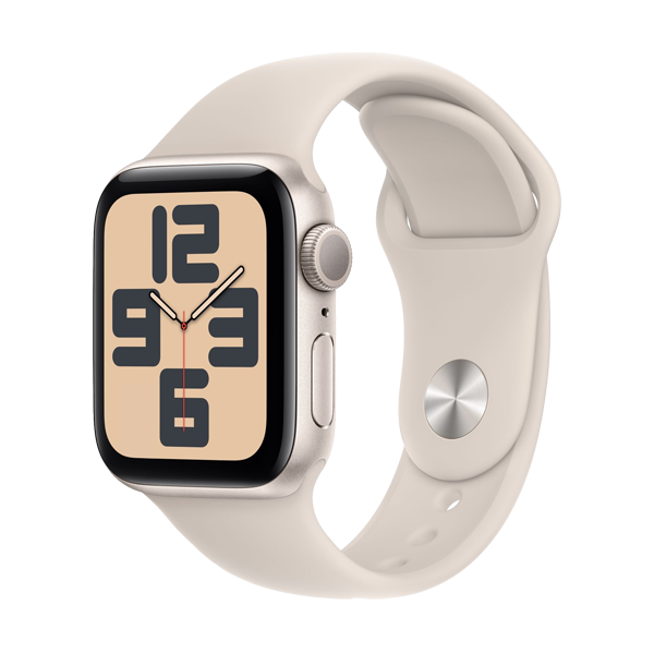 Apple Watch SE 2 (2023) 44mm (GPS) Viền nhôm - Dây cao su size S/M