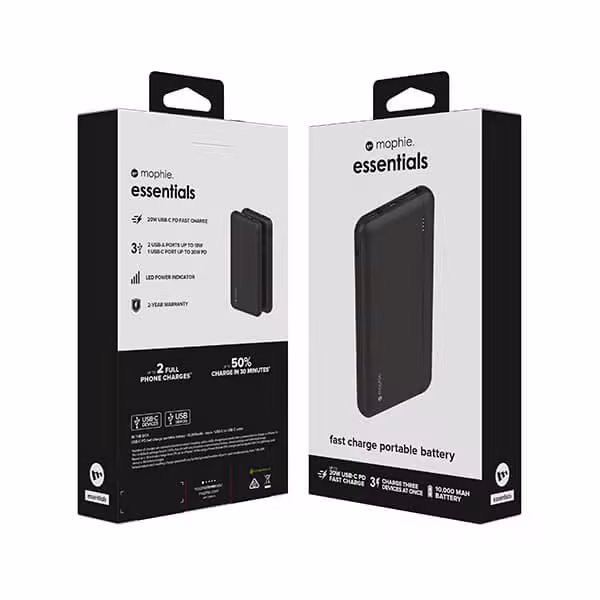 Pin sạc dự phòng Mophie Essentials Powerstation 10.000mAh - ảnh 7