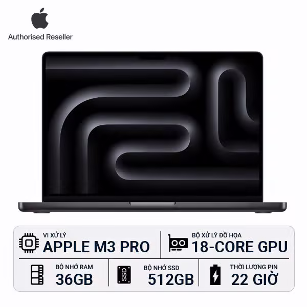 MacBook Pro M3 Pro 16 inch 36GB/512GB Chính Hãng - ảnh 1