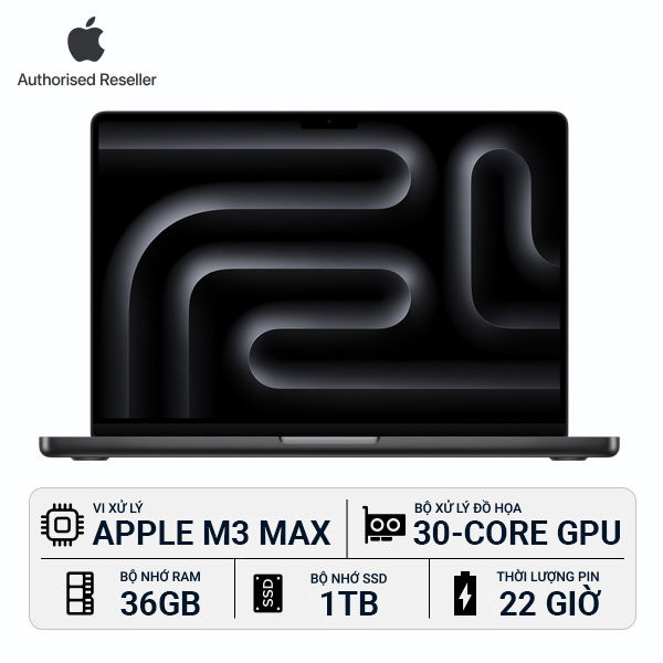 MacBook Pro M3 Max 16 inch 36GB/1TB Chính Hãng