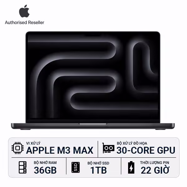 MacBook Pro M3 Max 16 inch 36GB/1TB Chính Hãng - ảnh 1