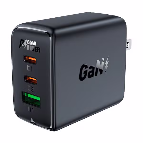 Củ sạc ACEFAST PD65W GaN (2*USB-C+USB-A) (US) A43 - ảnh 2