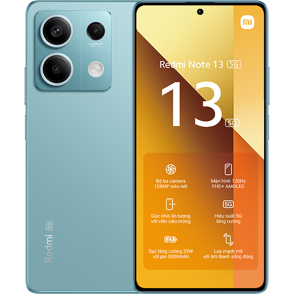 Xiaomi Redmi Note 13 5G 128GB Chính Hãng Xiaomi Redmi Note 13 5G 128GB Chính Hãng