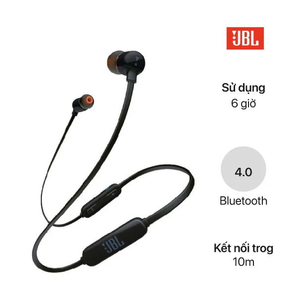 Tai nghe Bluetooth JBL T110BT Chính Hãng