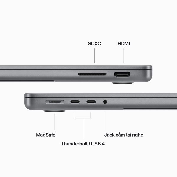 MacBook Pro M3 14 inch 16GB/512GB Chính Hãng