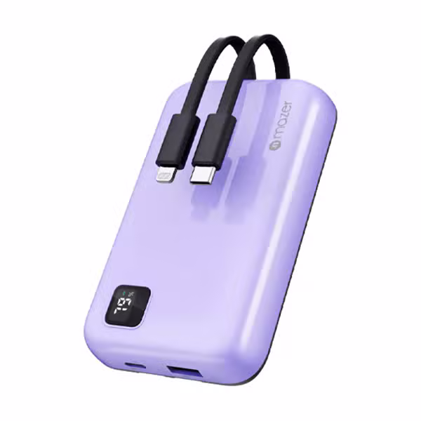 Pin sạc dự phòng Mazer SuperMini Rocket 10.000mAh kèm cáp - ảnh 1