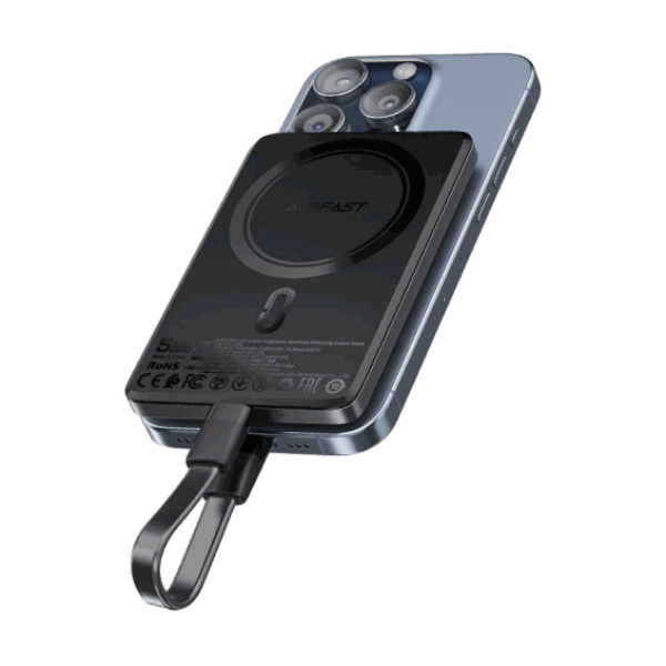 Pin sạc dự phòng Acefast siêu mỏng M8 5.000mAh PD18W MagSafe