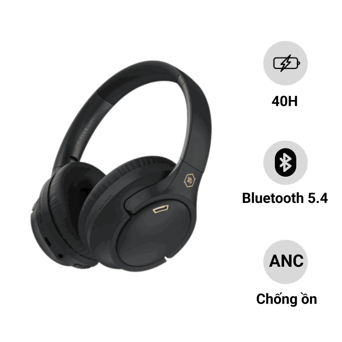 Tai nghe Bluetooth chụp tai Alpha Works Flex 680