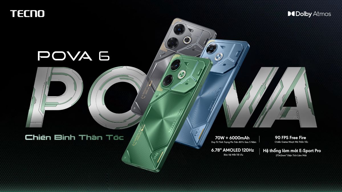 TECNO Pova 6 256GB Chính Hãng