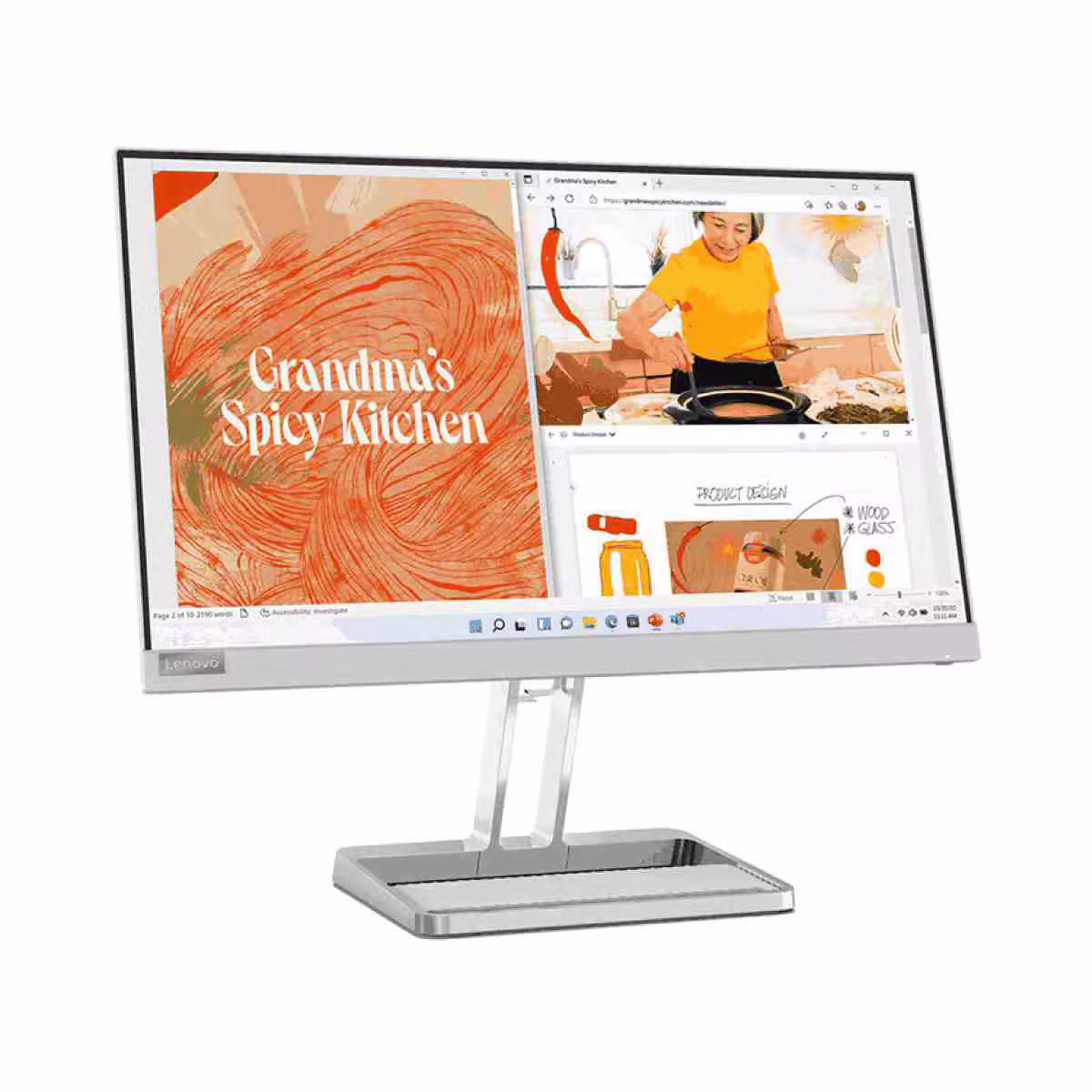 Màn hình Lenovo 21.5-inch L22i-40 - ảnh 2
