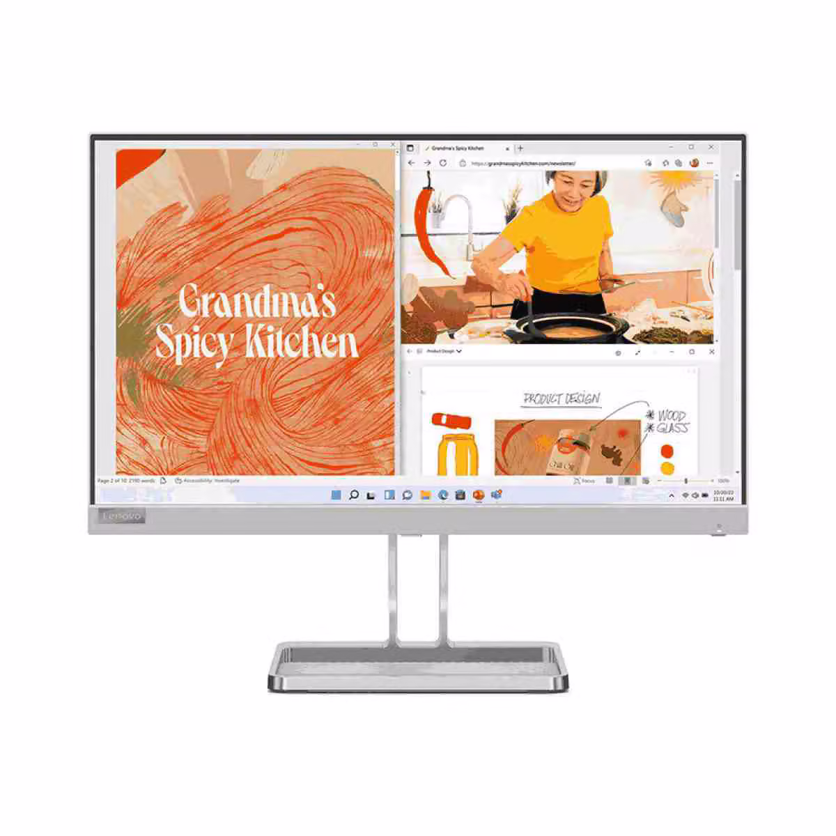 Màn hình Lenovo 21.5-inch L22i-40 - ảnh 1