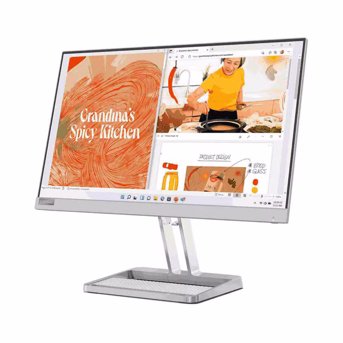 Màn hình Lenovo 21.5-inch L22i-40 - ảnh 3