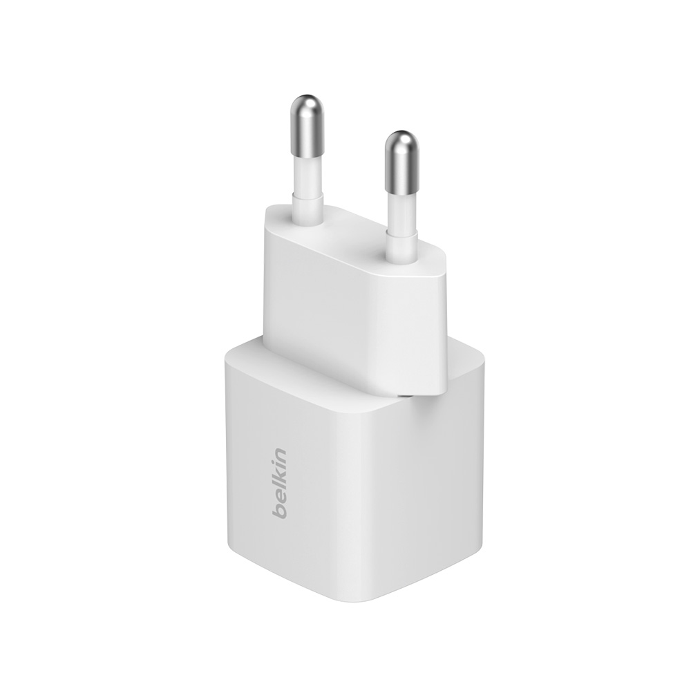 Adapter sạc nhanh 25W USB-C PD3.1 Wall Charger màu trắng Belkin