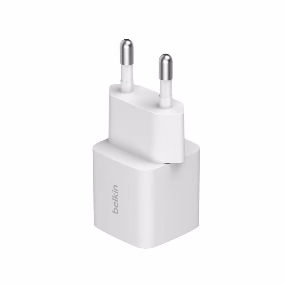Adapter sạc nhanh 25W USB-C PD3.1 Wall Charger màu trắng Belkin - ảnh 2