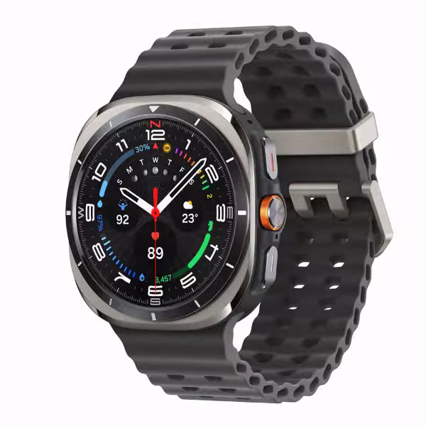 Đồng hồ thông minh Samsung Galaxy Watch Ultra 47mm LTE - Khung viền bạc xám dây đen (BHĐT) - ảnh 1