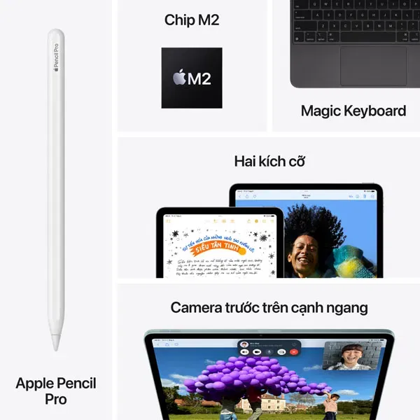 iPad Air 6 M2 13 inch | 128GB Wifi (Fullbox, Likenew)