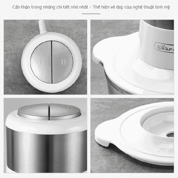 Máy xay thực phẩm đa năng 2L Bear QSJ-C03A1