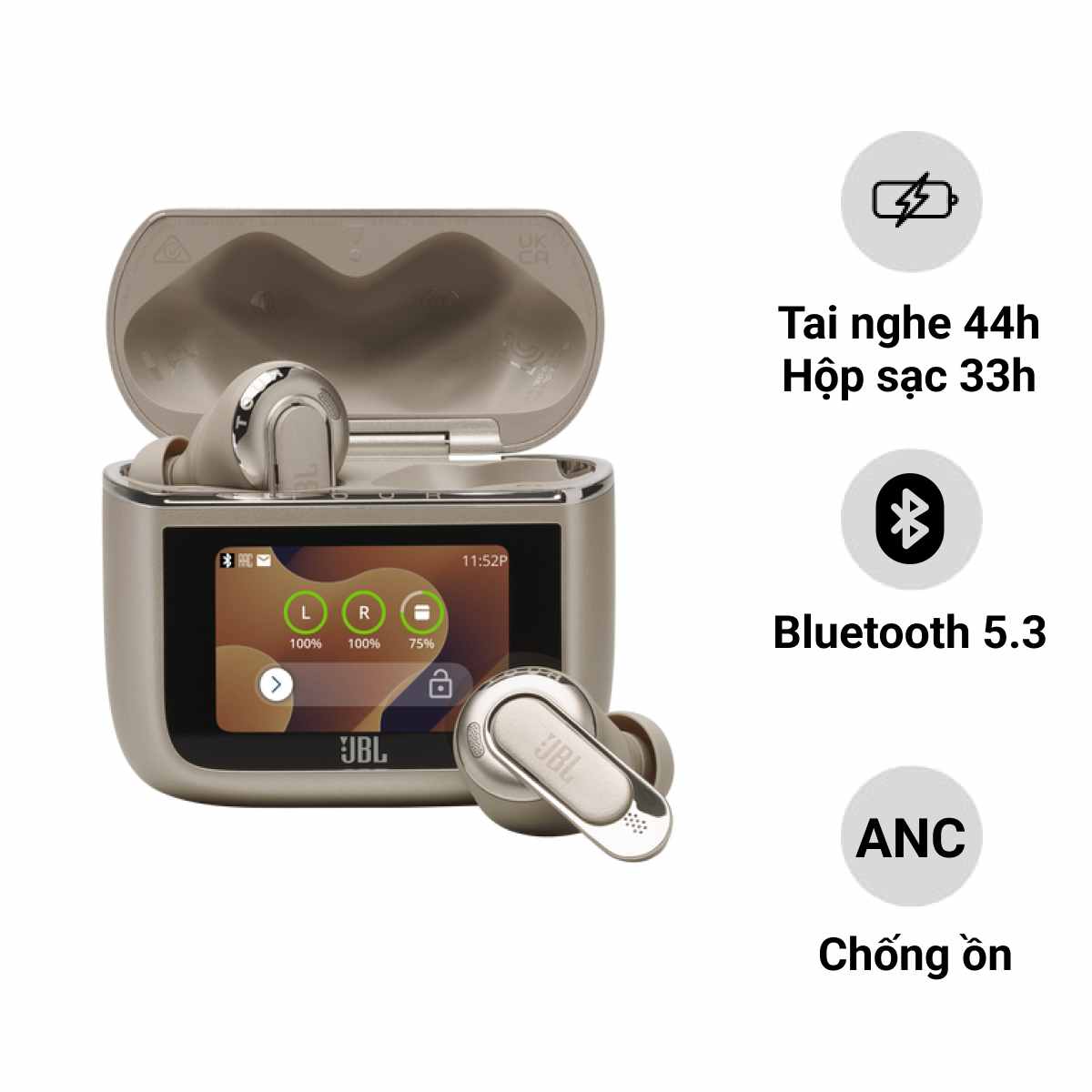 Tai nghe Bluetooth True Wireless JBL Tour Pro 3