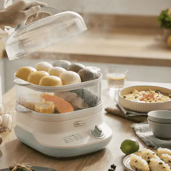 Nồi hấp điện 2 tầng đa năng 6L Bear DZG-C60Q8 - ảnh 5