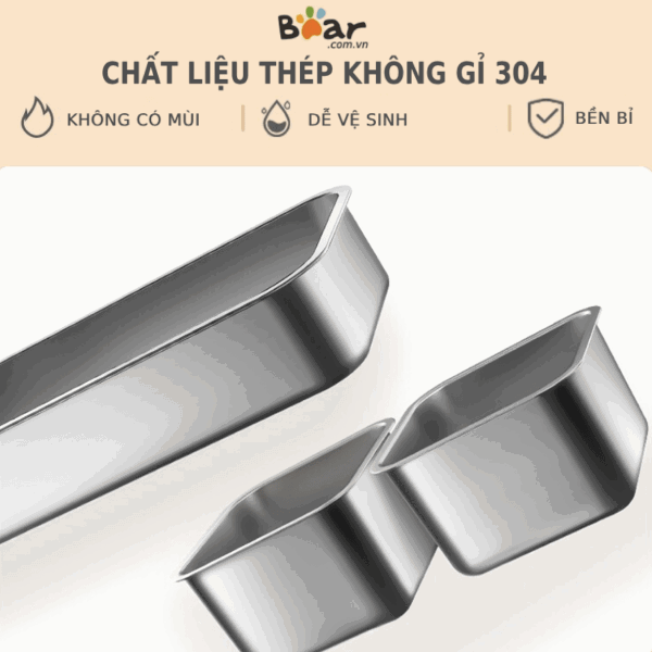 Hộp cơm điện tử hẹn giờ 1.5L Bear DFH-C15D12
