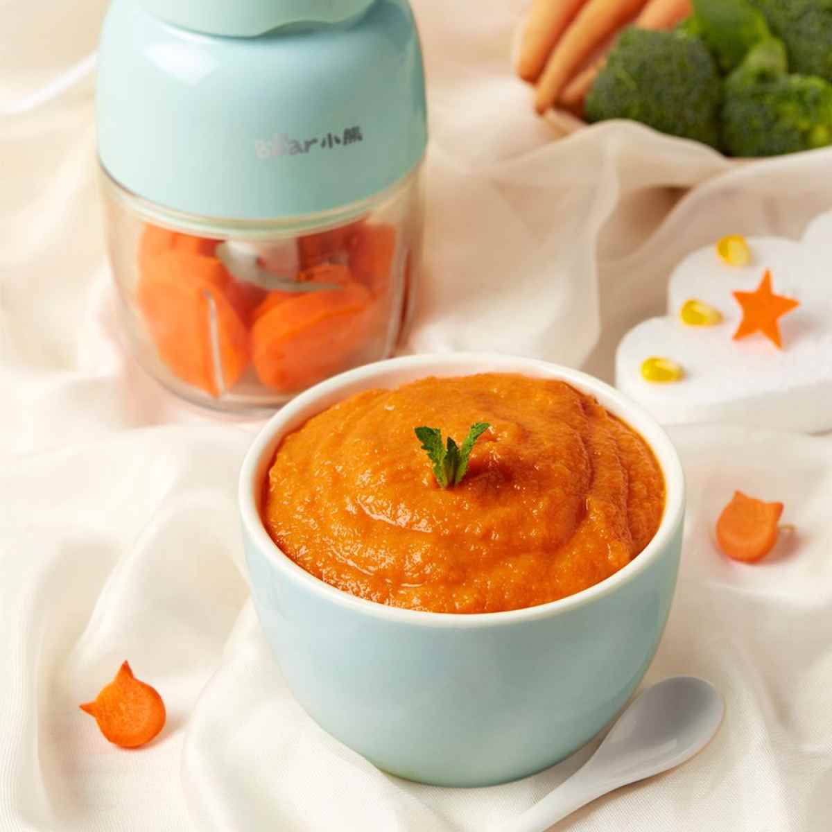 Máy xay thực phẩm đa năng 300ml Bear QSJ-B01P1