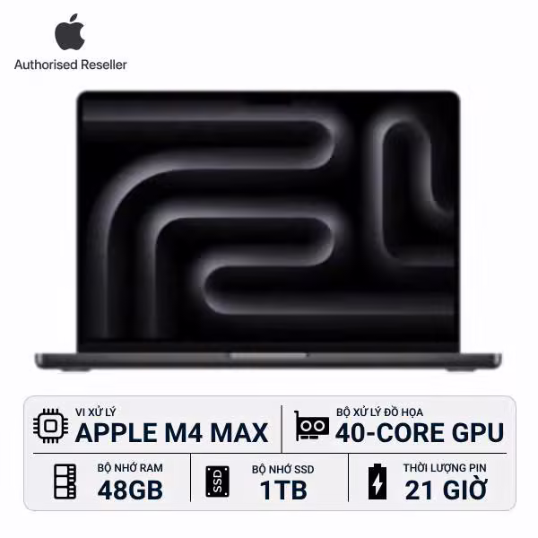 MacBook Pro M4 Max 16 inch 48GB/1TB Chính Hãng - ảnh 1