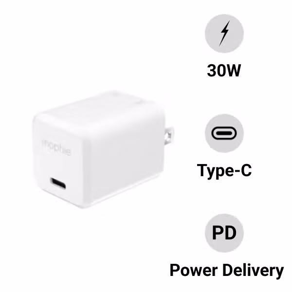 Củ sạc Mophie Essentials PD 30W USB-C GaN - ảnh 1