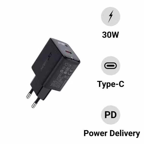 Củ sạc Acefast GaN PD3.0 30W 1 cổng USB-C (EU) A21