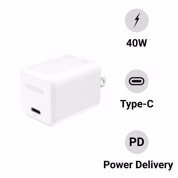 Củ sạc Mophie Essentials 40W 1C USB-C GaN