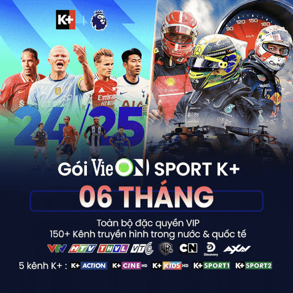 VieON Sport K+ - 06 Tháng