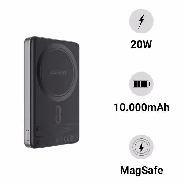 Pin sạc dự phòng Acefast siêu mỏng M12 10.000mAh PD20W MagSafe - ảnh 1