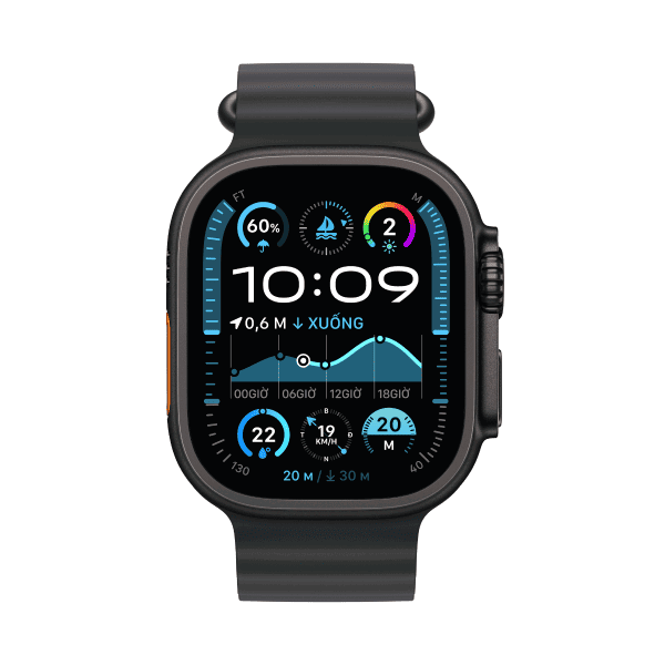 Apple Watch Ultra 2 (2024) 49mm (LTE) Viền Titan - Dây Ocean