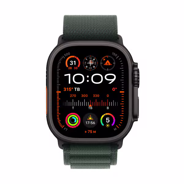 Apple Watch Ultra 2 (2024) 49mm (LTE) Viền Titan - Dây Alpine size S - ảnh 2