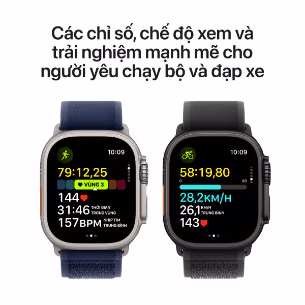 Apple Watch Ultra 2 (2024) 49mm (LTE) Viền Titan - Dây Alpine size S - ảnh 4