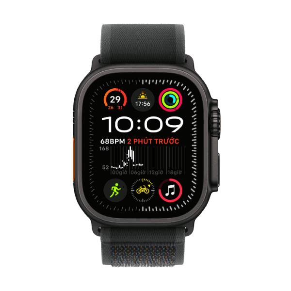Apple Watch Ultra 2 (2024) 49mm (LTE) Viền Titan - Dây Trail S/M