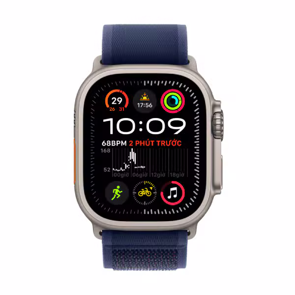 Apple Watch Ultra 2 (2024) 49mm (LTE) Viền Titan - Dây Trail S/M - ảnh 2