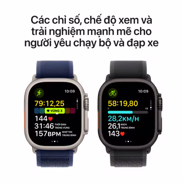 Apple Watch Ultra 2 (2024) 49mm (LTE) Viền Titan - Dây Trail S/M - ảnh 4