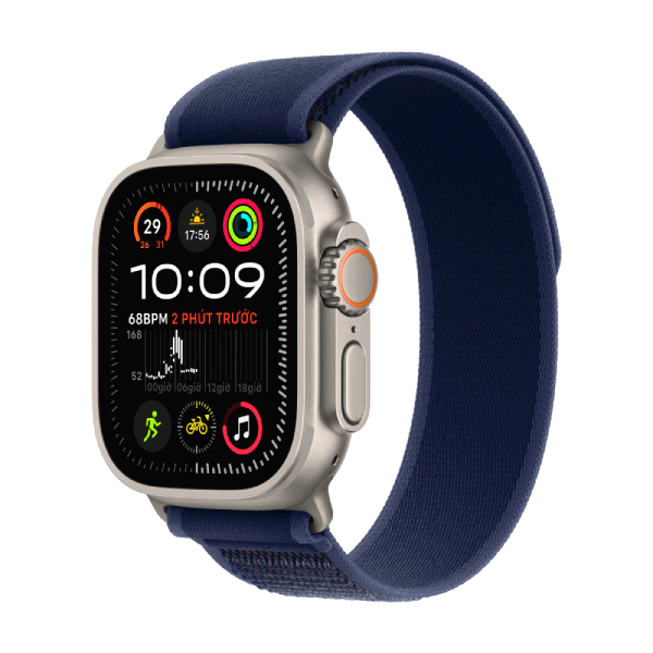 Apple Watch Ultra 2 (2024) 49mm (LTE) Viền Titan - Dây Trail M/L