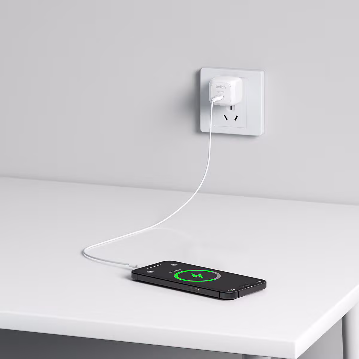 Củ sạc nhanh Belkin 45W USB-C PD 3.0 PPS GaN - ảnh 4
