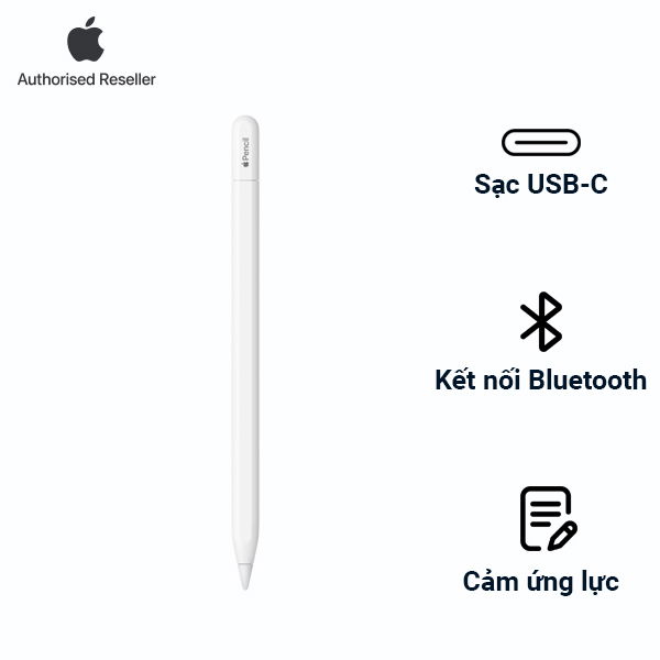 Bút cảm ứng Apple Pencil 2023 USB-C Chính Hãng