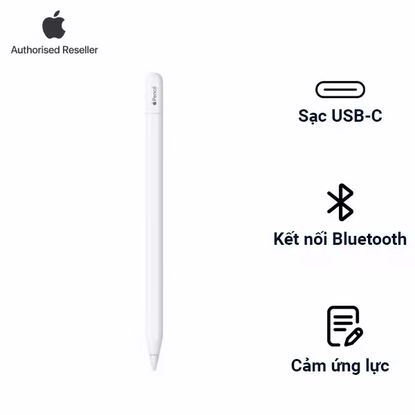 Bút cảm ứng Apple Pencil 2023 USB-C Chính Hãng - ảnh 1