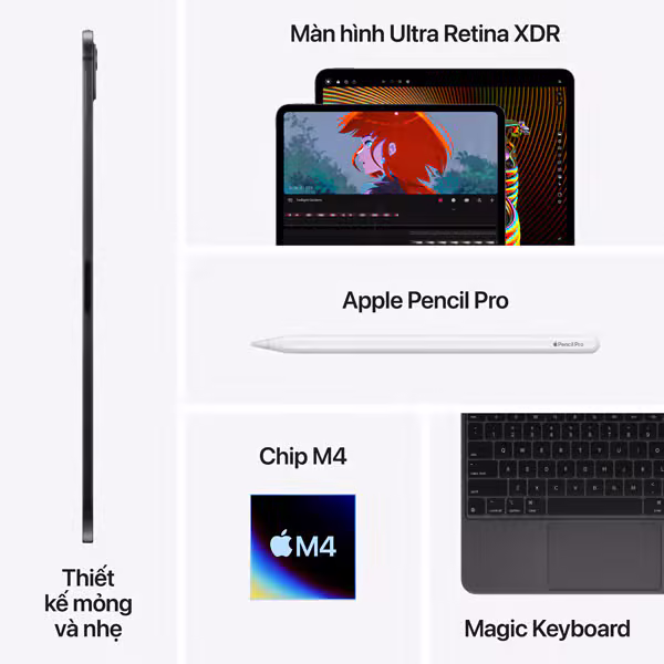 iPad Pro M4 13 inch | 2TB Wifi & 5G Chính Hãng - ảnh 9