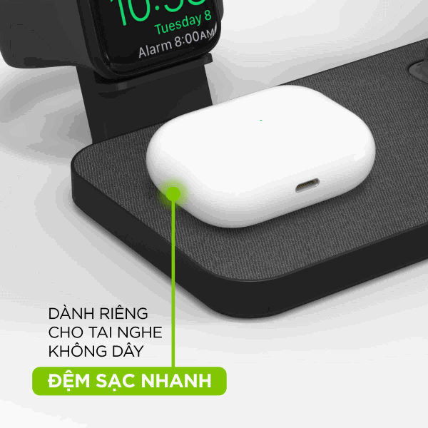 Đế sạc Mophie Snap+ 3in1 Stand