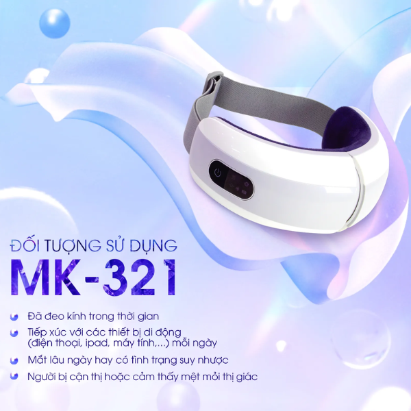 Máy Massage Mắt BUHENG MK-321 Chính Hãng