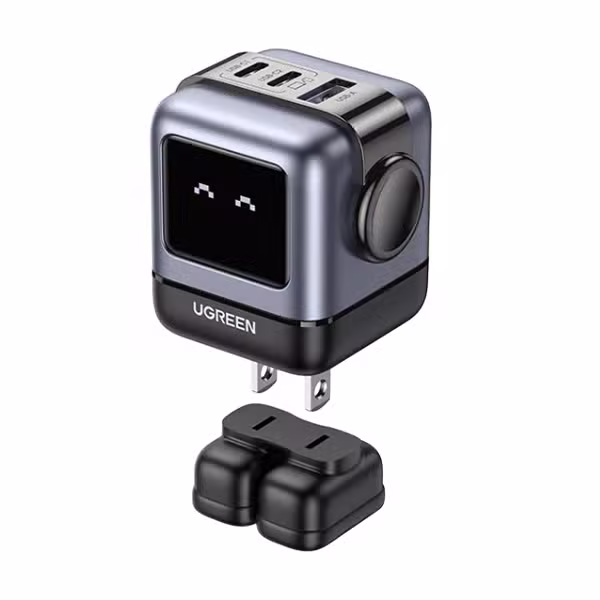 Củ sạc Ugreen RoboGaN CD361 USB-C / USB-A GaN 65W - ảnh 2