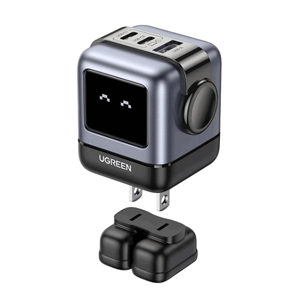 Củ sạc Ugreen RoboGaN CD361 USB-C / USB-A GaN 65W