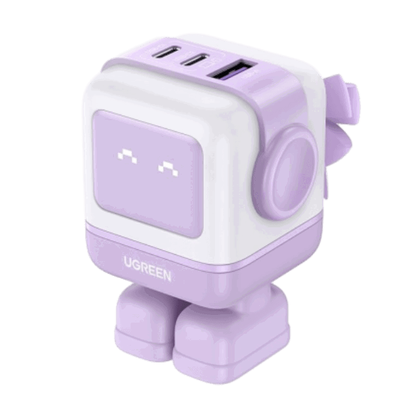 Củ sạc Ugreen RoboGaN CD361 USB-C / USB-A GaN 65W